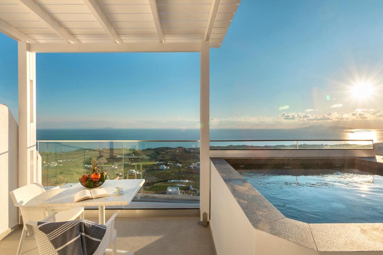 La Estrella 4 Suites With Sea View & 4 Prive Hot Tub Vourvoúlos Zewnętrze zdjęcie