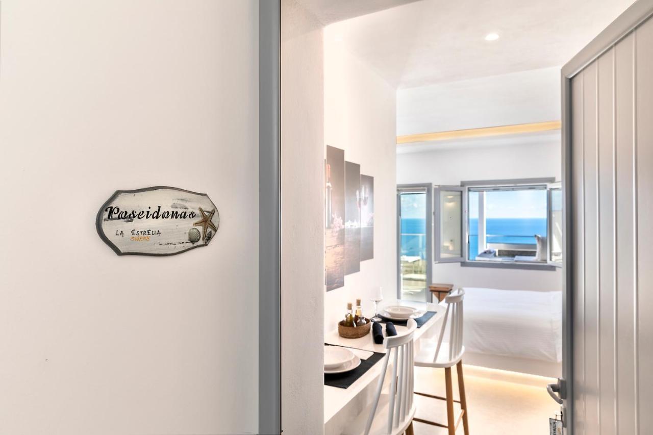 La Estrella 4 Suites With Sea View & 4 Prive Hot Tub Vourvoúlos Zewnętrze zdjęcie